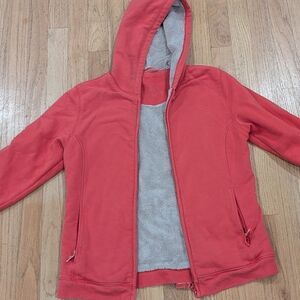 L.L. Bean Red Hooded Sweatshirt